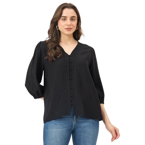 Madame Black Rayon-Blend Cami Top