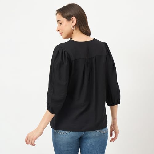 Madame Black Rayon-Blend Cami Top