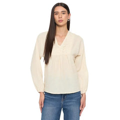 Madame Off-White Printed Top
