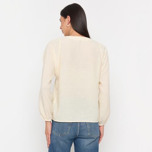 Madame Off-White Printed Top