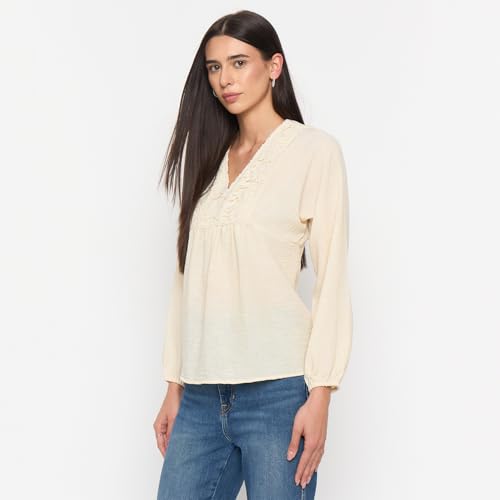 Madame Off-White Printed Top