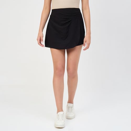 Madame Black Rayon-Blend Shorts