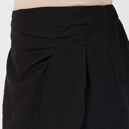 Madame Black Rayon-Blend Shorts