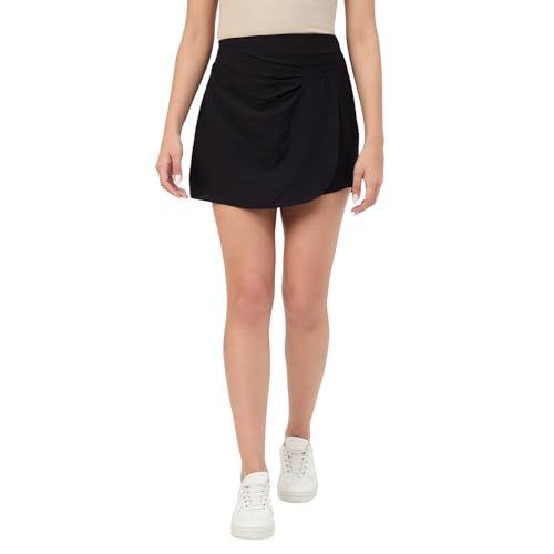 Madame Black Rayon-Blend Shorts