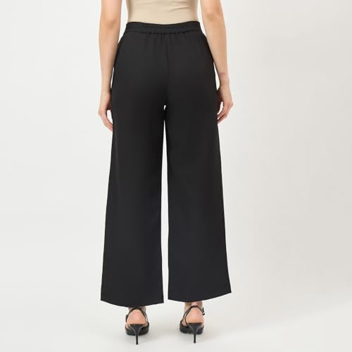 Madame Black Stretch Slim-Fit Trousers