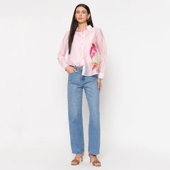 Madame Pink Tencel-Blend Shirt