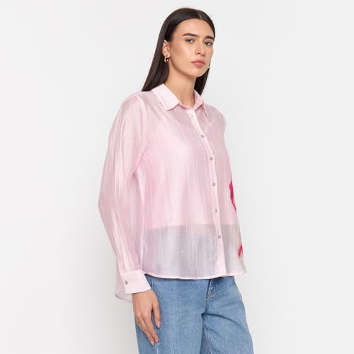 Madame Pink Tencel-Blend Shirt