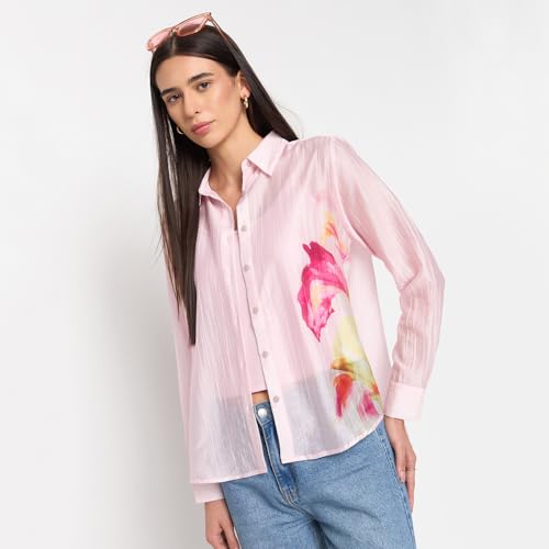 Madame Pink Tencel-Blend Shirt