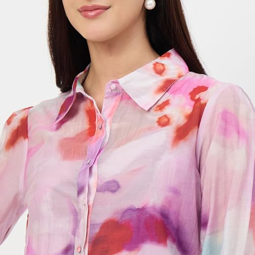 Madame Purple Tencel-Blend Shirt