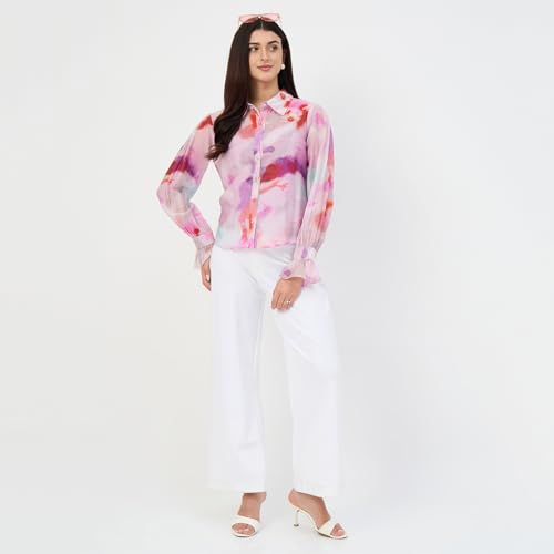 Madame Purple Tencel-Blend Shirt