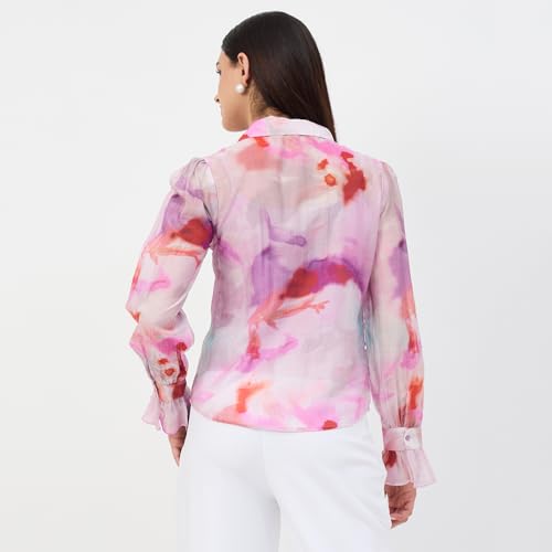 Madame Purple Tencel-Blend Shirt