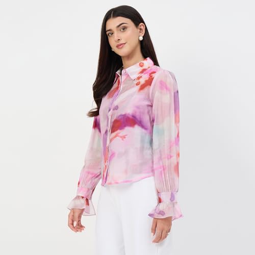 Madame Purple Tencel-Blend Shirt