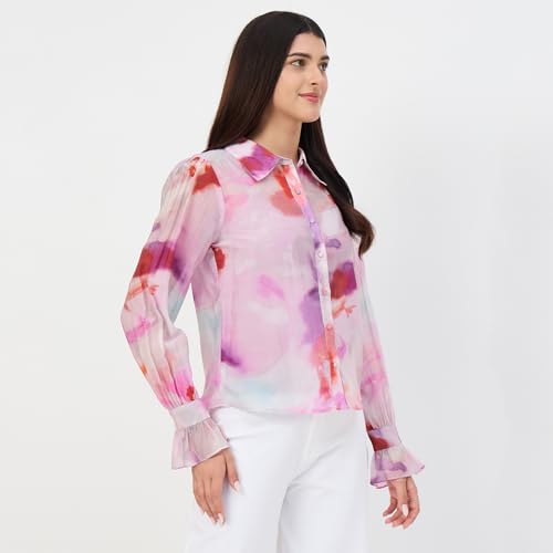 Madame Purple Tencel-Blend Shirt