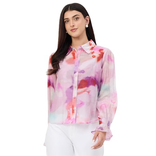 Madame Purple Tencel-Blend Shirt