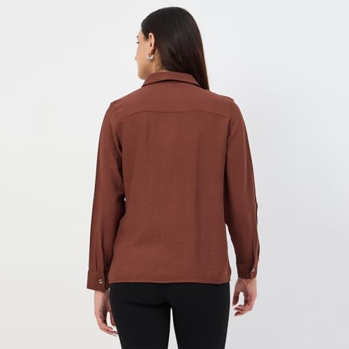 Madame Coffee Rayon-Blend Shirt