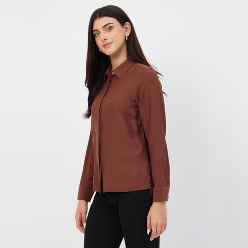 Madame Coffee Rayon-Blend Shirt