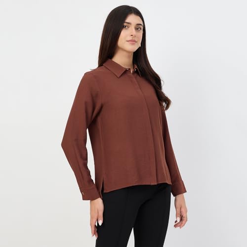 Madame Coffee Rayon-Blend Shirt