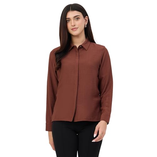 Madame Coffee Rayon-Blend Shirt