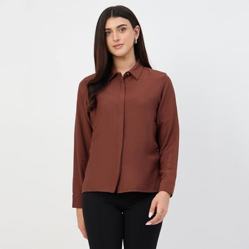Madame Coffee Rayon-Blend Shirt