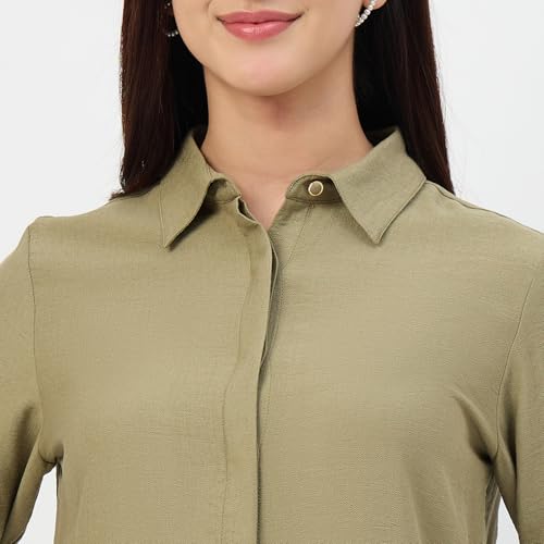 Madame Olive Rayon-Blend Shirt