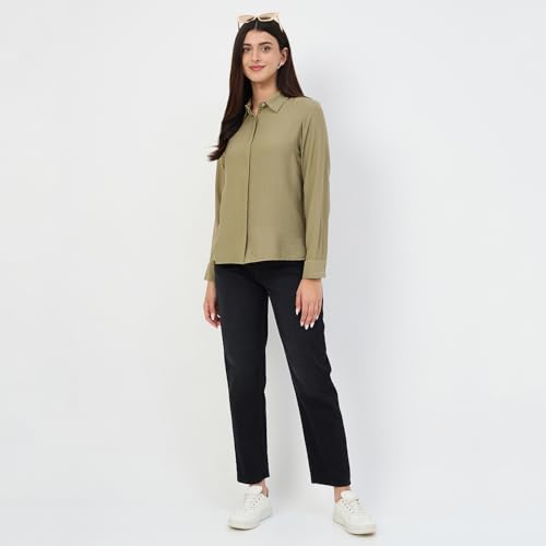 Madame Olive Rayon-Blend Shirt