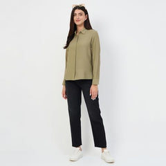 Madame Olive Rayon-Blend Shirt