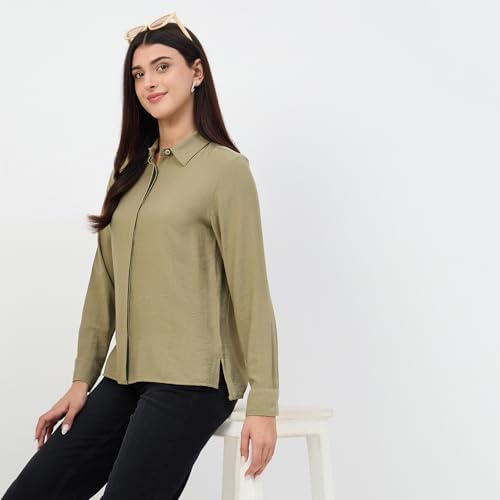 Madame Olive Rayon-Blend Shirt