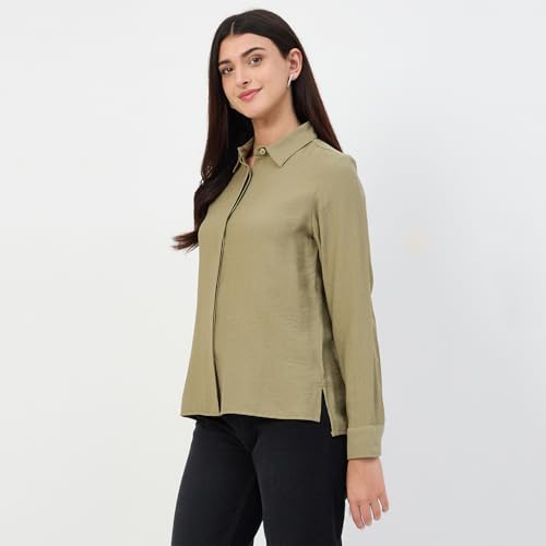 Madame Olive Rayon-Blend Shirt