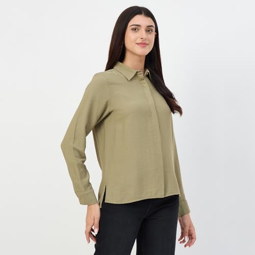 Madame Olive Rayon-Blend Shirt