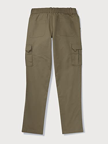 Gini & Jony Boys Brown Solid Cotton Trouser Elasticated 8-9 Years