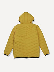 Gini & Jony Boys Yellow solid Polyster Full Sleeves Heavy Winter Jacket 9-10 Years
