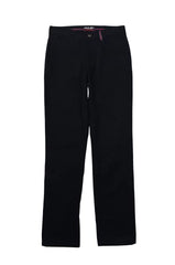Gini & Jony Boys Black Solid cotton Fixed Waist Trouser 7-8 Years