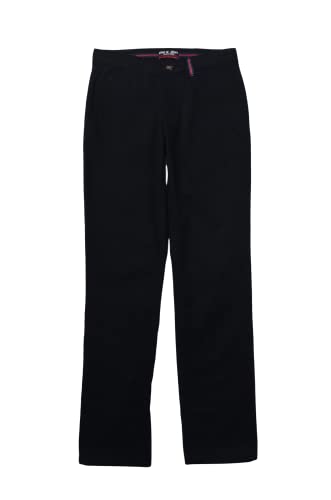 Gini & Jony Boys Black Solid cotton Fixed Waist Trouser 11-12 Years - Goyalsons ShopMax
