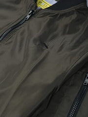 Gini & Jony Boys Green Solid Taffeta Full Sleeves Heavy Winter Jacket 9-10 Years