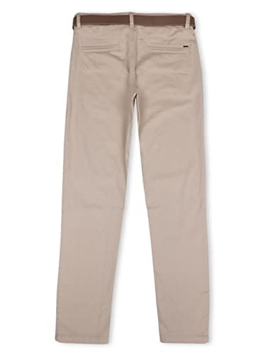 Gini & Jony Boys Beige Solid Cotton Fixed Waist Trouser 8-9 Years - Goyalsons ShopMax