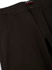 Gini & Jony Boys Black Solid Cotton Elasticated Trouser 9-10 Years