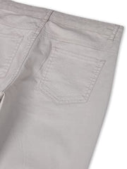 Gini & Jony Boys Grey Solid Cotton Fixed Waist Trouser 6-7 Years