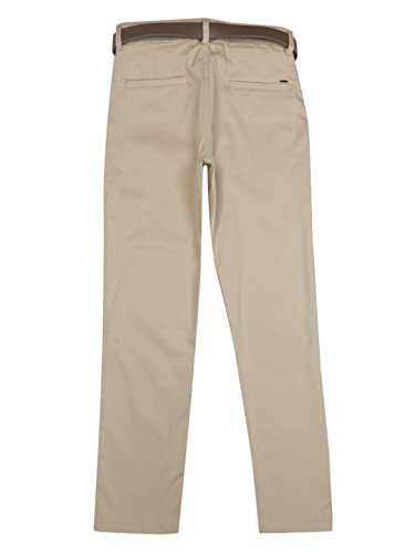 Gini & Jony Boys Black Solid Cotton Fixed Waist Trouser 9-10 Years