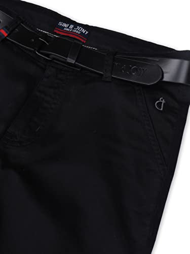 Gini & Jony Boys Beige Solid Cotton Fixed Waist Trouser 6-7 Years