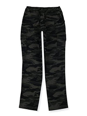 Gini & Jony Boys Black Printed Cotton Elasticated Trouser 8-9 Years