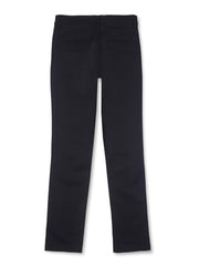 Gini and Jony Boys Black Solid Woven Fixed Waist Trouser 4-5 Years