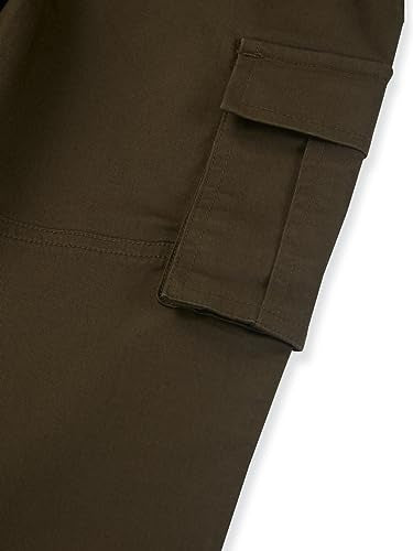 Gini & Jony Boys Brown Solid Cotton Elasticated Trouser 9-10 Years (8905682300054)