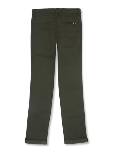 Gini & Jony Boys Grey Solid Textured Cotton Fixed Waist Trouser 5-6 Years (8905682316703)