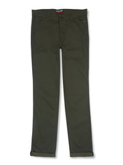Gini & Jony Boys Grey Solid Textured Cotton Fixed Waist Trouser 5-6 Years (8905682316703)