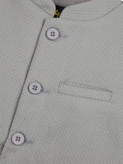 Gini & Jony Boys Grey Solid Cotton Sleeveless Modi Standard Length Jacket 11-12 Years