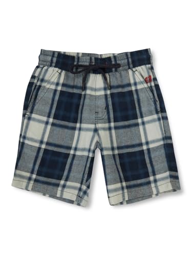 Gini & Jony Boys Blue Cotton Checkered Co-ordinate 15-16 Years