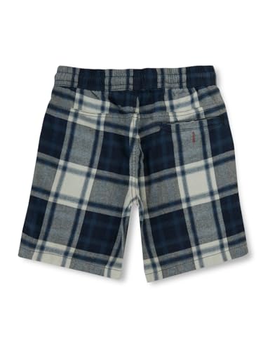 Gini & Jony Boys Blue Cotton Checkered Co-ordinate 15-16 Years