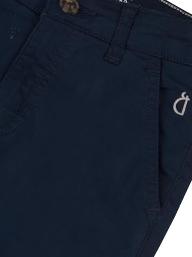 Gini and Jony Boys Dark Blue Solid Twill Elasticated Trouser 4-5 Years