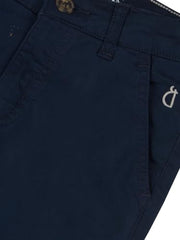 Gini and Jony Boys Dark Blue Solid Twill Elasticated Trouser 4-5 Years
