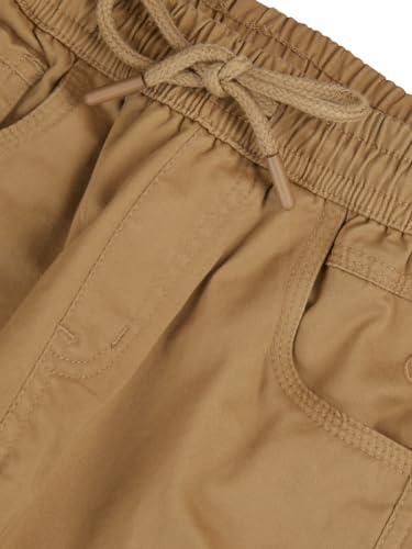 Gini & Jony Boys Cotton Solid Trouser 8-9 Years Khaki - Goyalsons ShopMax